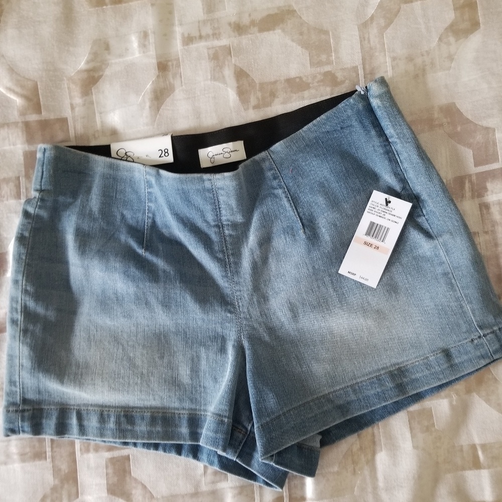 Light Blue Jean Shorts